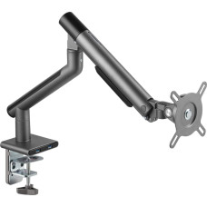 Alterzone Alterzone Arm One USB Aluminum Monitor Arm, 2 x 3.0 USB Ports, Grau