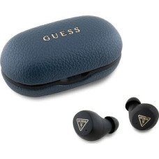 Guess Słuchawki Guess Guess Bluetooth headphones GUTWSPGTSPSB TWS + docking station blue/blue Grained Classic Logo