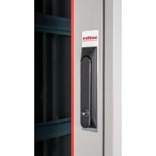 Roline Szafa Roline ROLINE Netzwerkschrank Pro 48,26cm 19Zoll 32 HE 800x800 BxT Glast�r grau