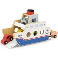 Viga Toys Viga 44684 Drewniany prom samochodowy