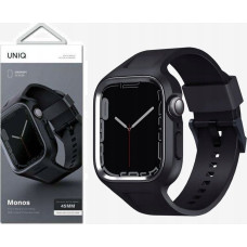Uniq Pasek + etui UNIQ Monos 2in1 Apple Watch 4/5/6/7/8/9/SE 44/45mm czarny/midnight black