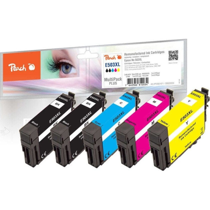 Peach Peach Patrone Epson Nr. 503XL MultiPack Plus remanufactured