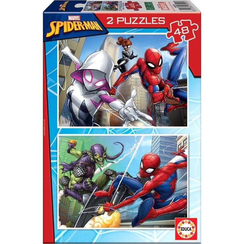 Educa Puzzle 2x48 Spider-Man G3