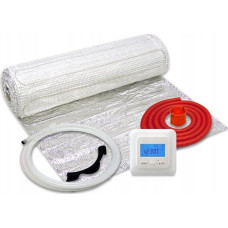 Thermoval Zestaw mata grzejna jednostronnie zasilana WT 2010 AL, 150 W/m2, 6,0 m2, regulator TVT 04 EDOgrzewanie podłogowe