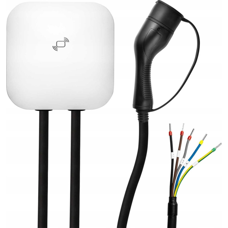 Akyga Ładowarka Akyga Stacja ładowania do samochodów elektrycznych Wallbox Akyga AK-EC-21 Type2 3-fazy 16A 11kW 5m