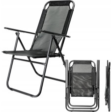 Genway PLATINET CAMPING CHAIR 62X45X102 CM BLACK 46140