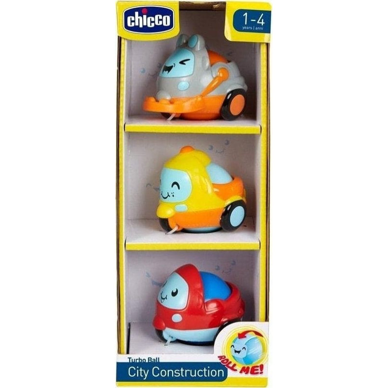 Chicco Pojazdy maszyny budowlane 3szt