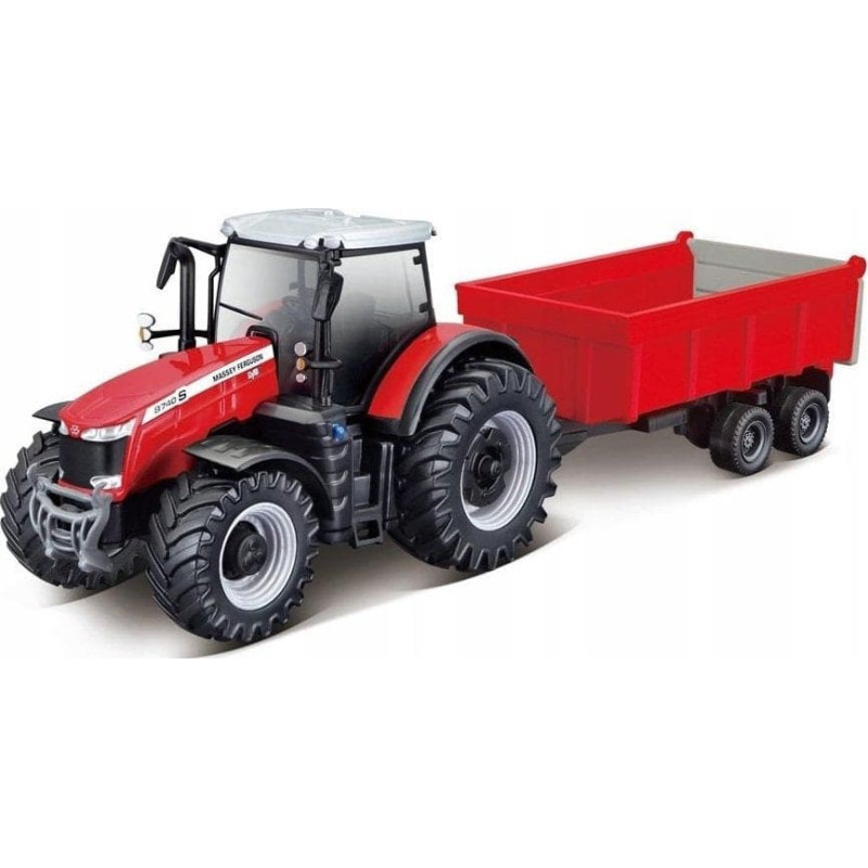 Bburago Farm Tractor Fergusson 8740S + wywrotka BBURAGO