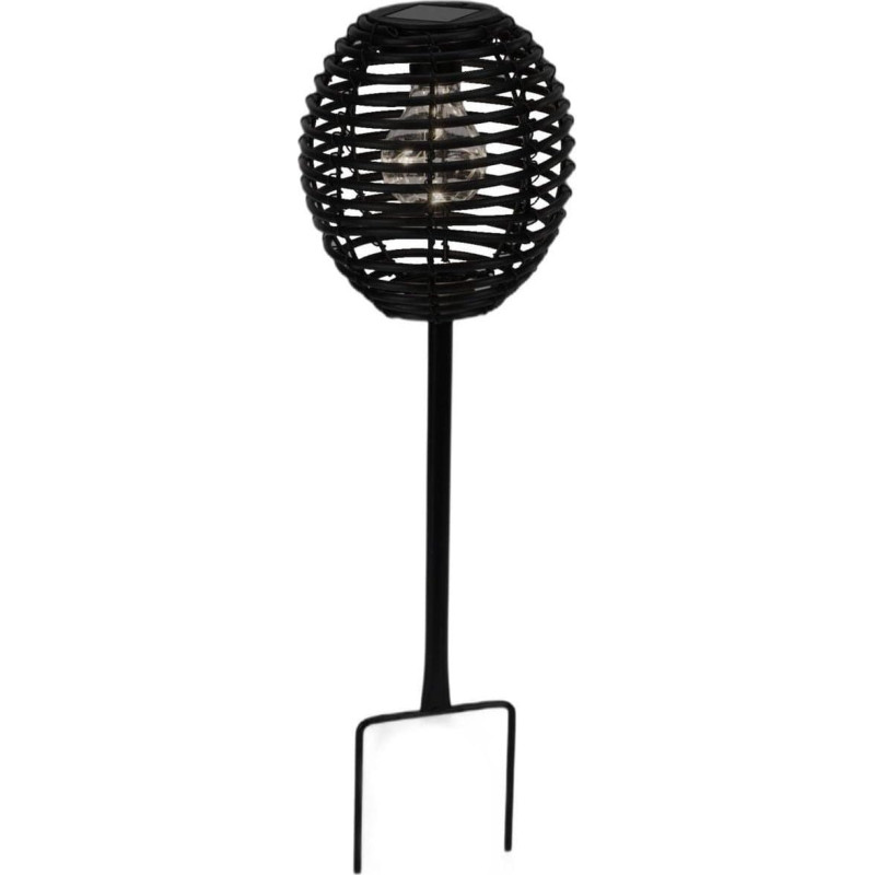 Progarden LAMPA SOLARNA KULA RATTAN CZARNY PROGARDEN