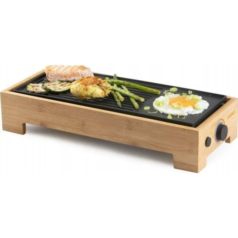 Domo DO9271G Plancha grill, bamboo style, 42x28