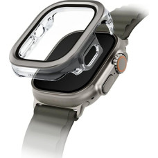 Uniq Etui UNIQ Voute do Apple Watch Ultra     49mm szkło hartowane srebrny
