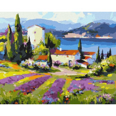Ideyka Malowanie po numerach - Miasteczko 40x50cm EDUKAMP