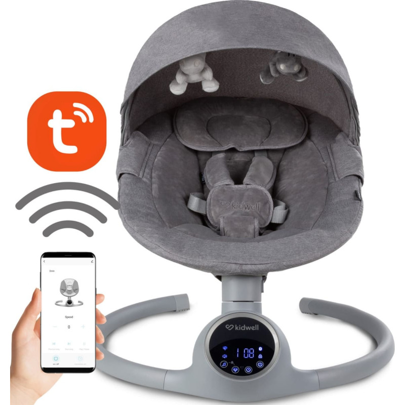 Kidwell Bujaczek elektryczny 2w1 kidwell reve gray/silver