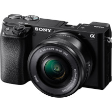 Sony ILCE-6100 Mirrorless Camera + 16-50mm Lens, Black | Sony