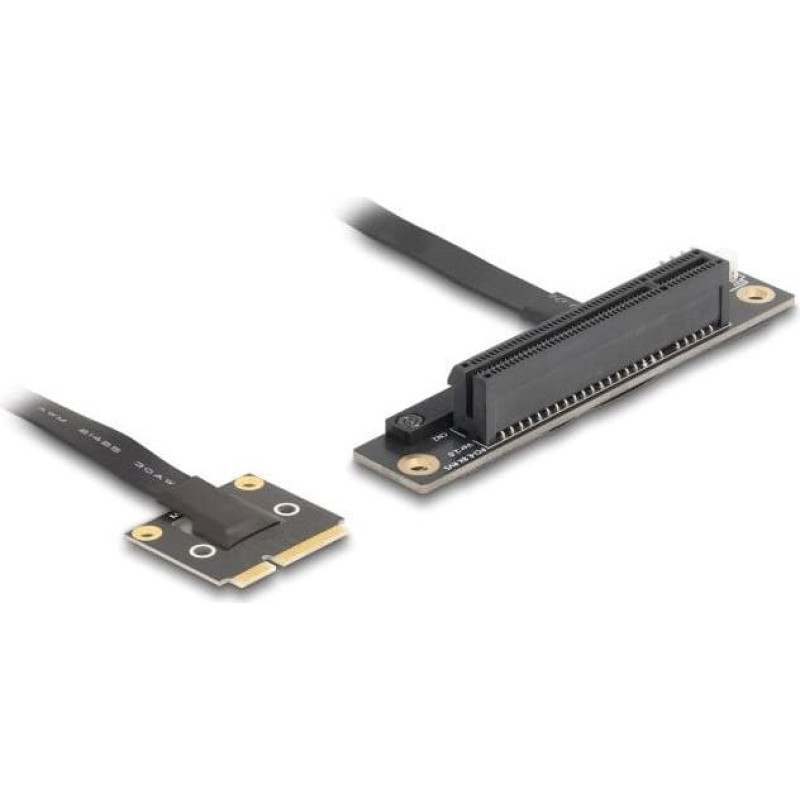 Delock Adapter Mini PCIe Stecker  zu PCIe 3.0 x8 Slot 90°