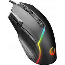 Rampage Comfort myszka gamingowa, programowalna 12800 DPI RGB, czarna