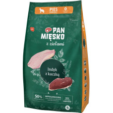 Pan Mięsko Z Ziołami Indyk z kaczką (dorosły) chrupki M 9kg