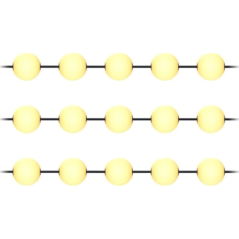Orno Girlanda oświetleniowa, 15 x 1W, 15 x 60lm, 2500K, 10,5m