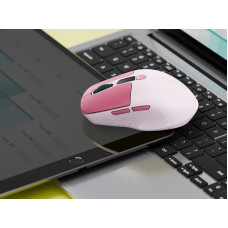Canyon Mysz bezprzewodowa MW-26 LCD Cicha Dwa Tryby Różowa