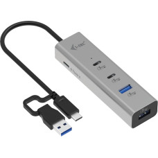 I-Tec Universal Charging Metal HUB 2x USB-C + 2x USB-A Port, PD 85W
