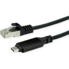 Roline Konwerter kabla ROLINE USB 3.2 Gen 2 na Gigabit Ethernet, czarny, 1,5 m