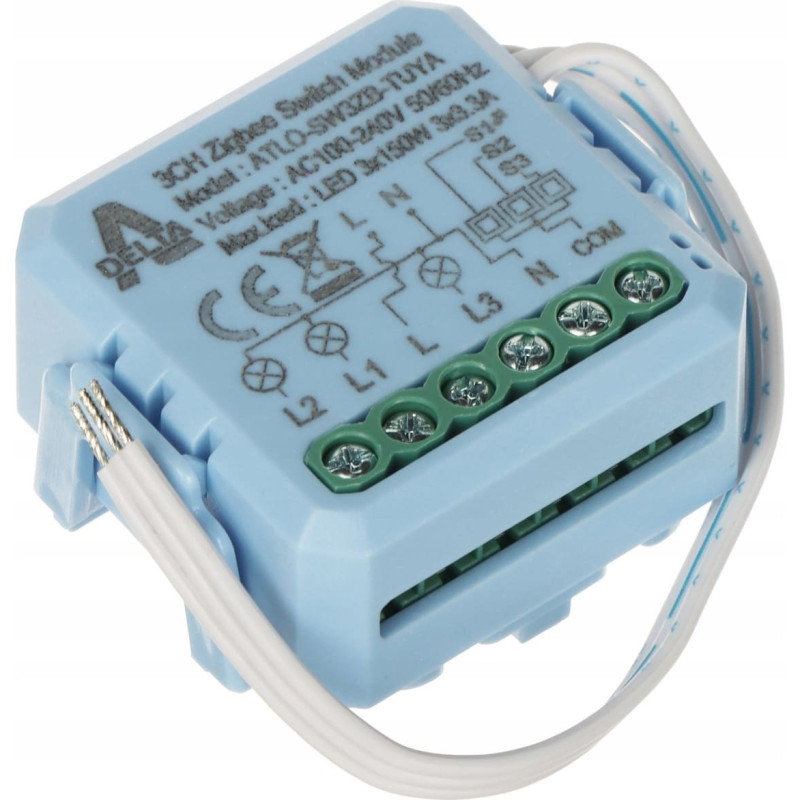 Atlo INTELIGENTNY PRZEŁĄCZNIK ATLO-SW3ZB-TUYA ZigBee, Tuya Smart
