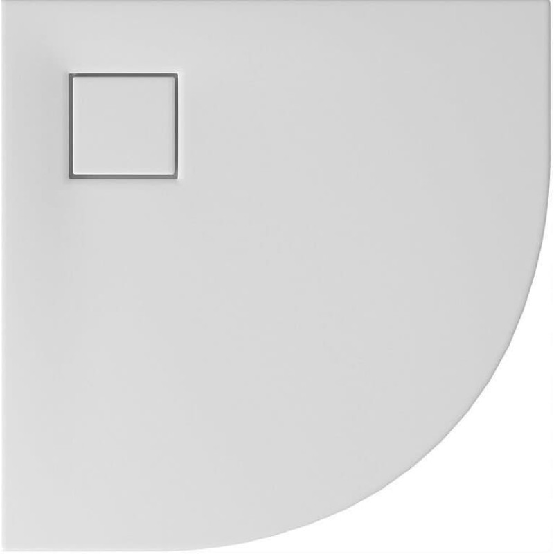 Cersanit Brodzik Cersanit W S932-155 SET B448 BRODZIK PÓŁOKRĄGŁY TAKO SLIM 80X4 BIAŁY MAT( S932-143 ) + SYFON (VIRT)// KNC.B.TAKO.PÓŁ.80X4-B+SYF