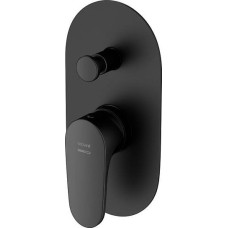 Cersanit Bateria wannowa Cersanit Inverto podtynkowe czarny + złoto (S951-282)