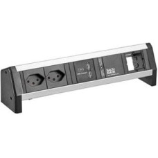 Bachmann DESK 2xCH T13 90 1xUSB 1xCM, 1xBezpiecznik prądowy 1.0m GST18 Szwajcaria