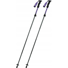 Static Control Kijki trekkingowe Qunature nordic walking aluminiowe 110 - 130 cm - fioletowe