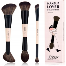 Jessup _6-in-3 Duo-End Face Brush Collection zestaw 3 pędzli do makijażu T508