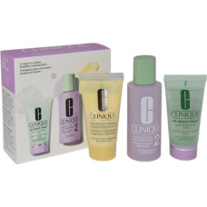 Clinique CLINIQUE SET (ALL ABOUT CLEAN 30ML+CLARIFYING LOTION EXFOLIATOR 60ML+MOISTURIZING LOTION 30ML)