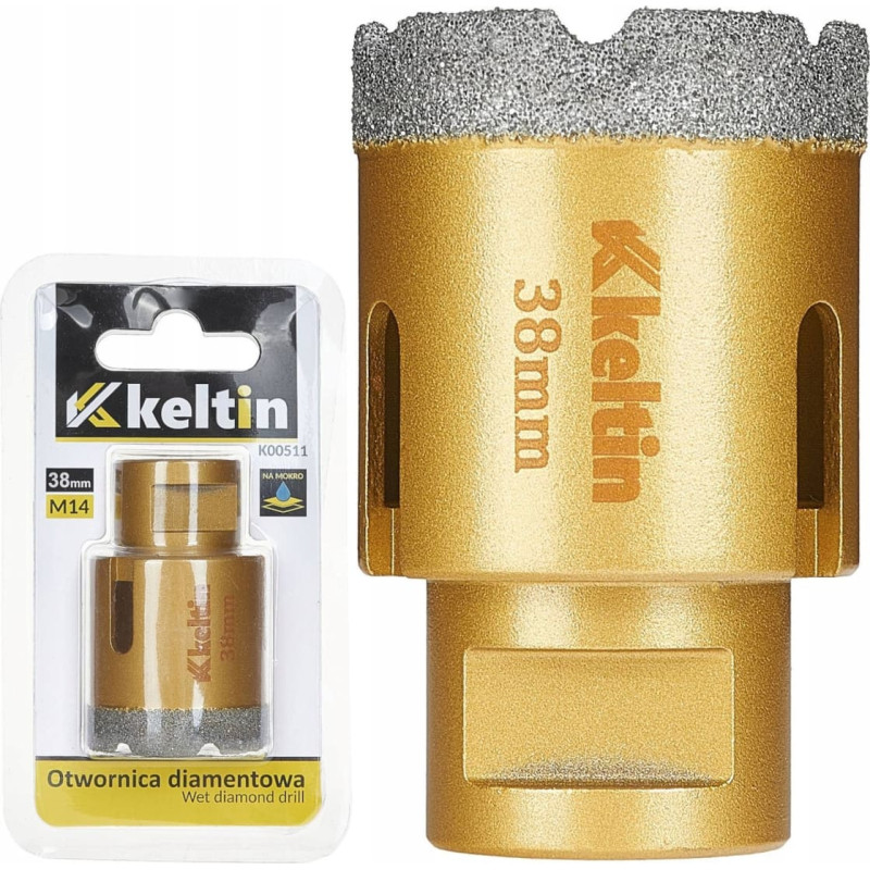 Keltin Otwornica diamentowa do gresu 38mm M14 (100)