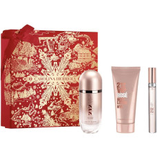 Carolina Herrera 212 VIP Rose zestaw woda perfumowana spray 80ml + balsam do ciała 100ml + woda perfumowana spray 10ml