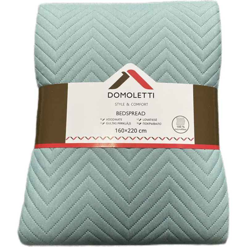 Domoletti BEDSPREAD MICRO 160X220 CM HERRING AQUA