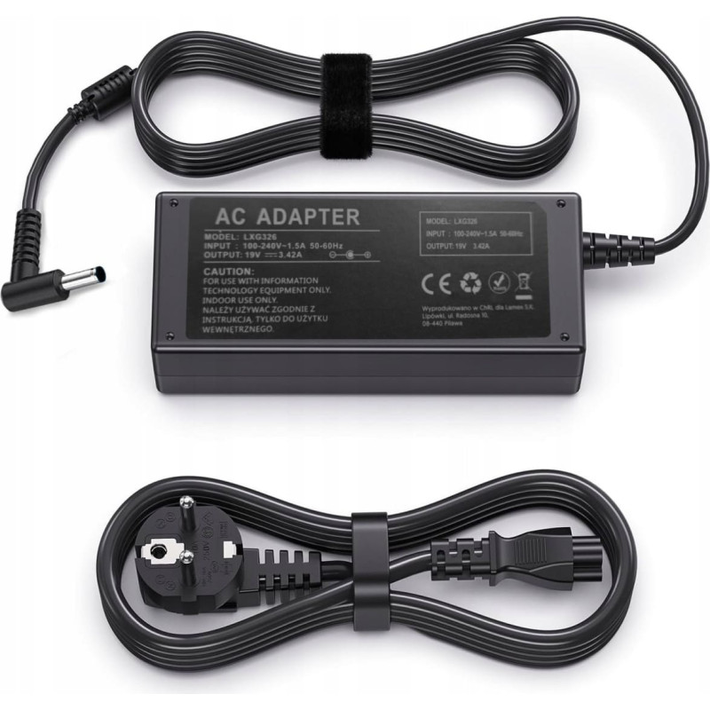 Lextool Zasilacz do laptopa Acer 65W 19V 3,42A 3,0x1,1mm