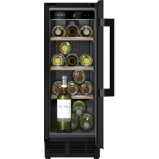 Siemens iQ500 KU20WVHF0, Compressor wine cooler, Built-in, 21 bottle(s), 70 W, F, Black