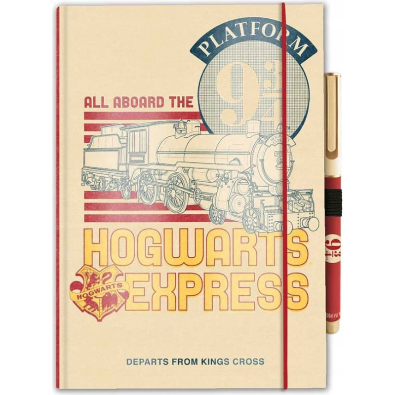 Harry Potter - Notatnik / Notes A5 z długopisem Platform 9 3/4