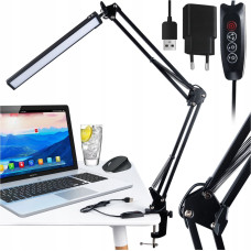 Alogy K711T LAMPKA KREŚLARKSA  BIURKOWA LED     UCHWYT REGULACJA