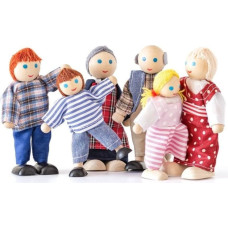 Woody Lalki do domku dla lalek - rodzina wiejska, 6 sztuk 90620 Woody