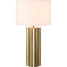 Markslojd Hashira 108669 lampa stołowa lampka 1x40W E27 biała/złota