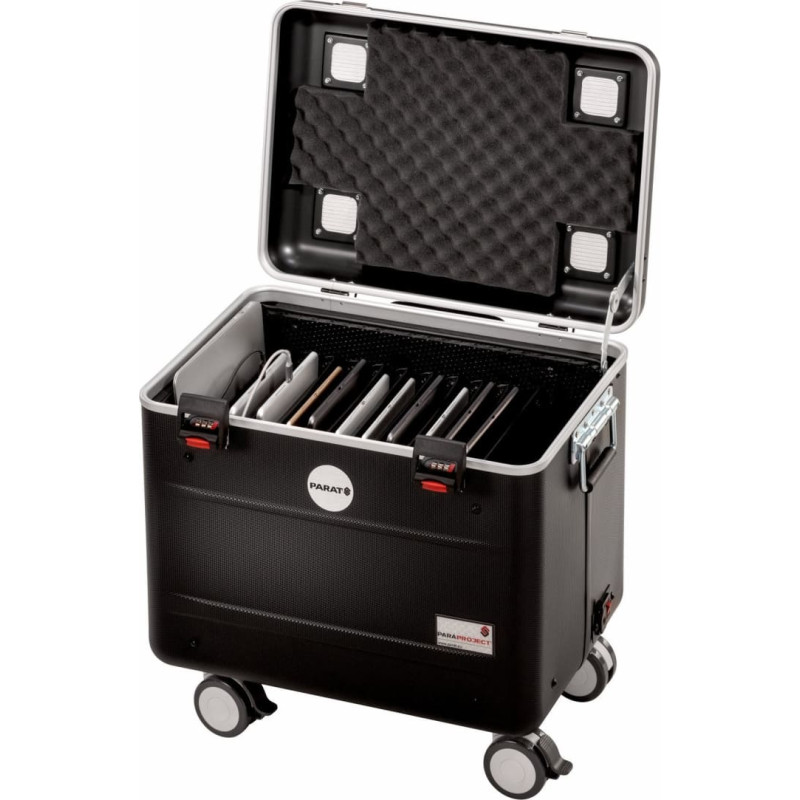 Parat PARAPROJECT Case TC10 TwinCharge f�r 10 Tablets bis 32,77cm 12,9Zoll iOS/And/Win Charge Only schwarz