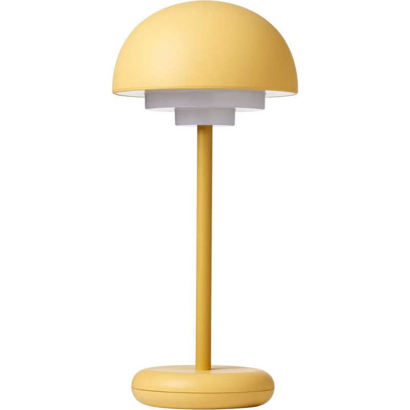 Nielsen_Light BORDLAMPE TOSCANA STØVET GUL