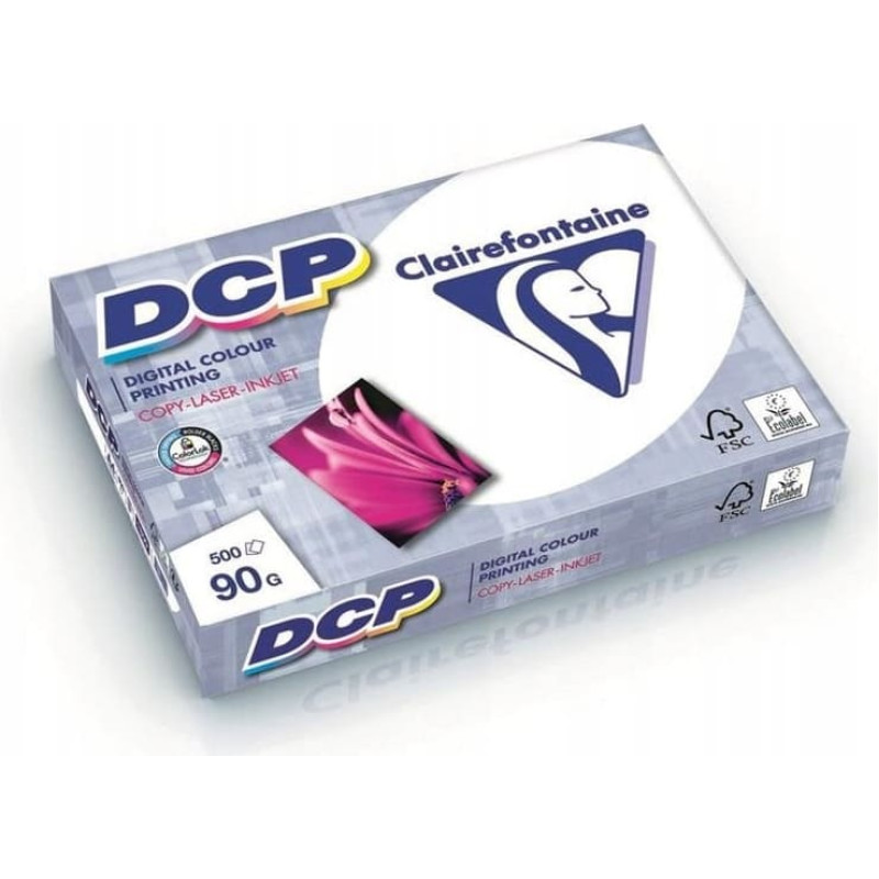 Clairefontaine DCP, Laser/Inkjet printing, A4 (210x297 mm), Satin, 500 sheets, 90 g/m², White