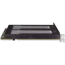 Icydock Icy Dock ToughArmor 2x M.2 NVME to PCIe 4.0 x8 card bifurcation w/tra