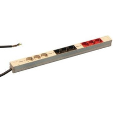 Molex Pn Listwa zasilająca SCHROFF, SCHUKO, 3-fazowa, 9 gniazd