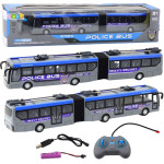 Leantoys Autobus Policyjny Przegubowy Zdalnie Sterowany RC Światła Szary 1:32 LEAN Toys