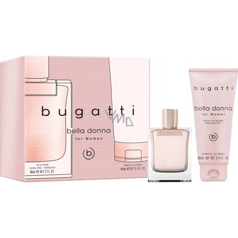Bugatti Bella Donna Zestaw prezentowy woda perfumowana 60ml + żel pod prysznic 100ml