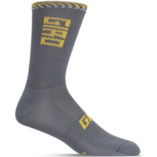 Giro Skarpety GIRO COMP HIGH RISE dark shark/spectra yellow roz. M (40-42) (NEW 2025)
