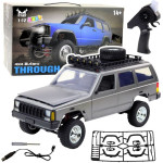 Leantoys Samochód Terenowy MN78 Zdalnie Sterowany RC Napęd 4x4 Srebrny 1:12 LEAN Toys